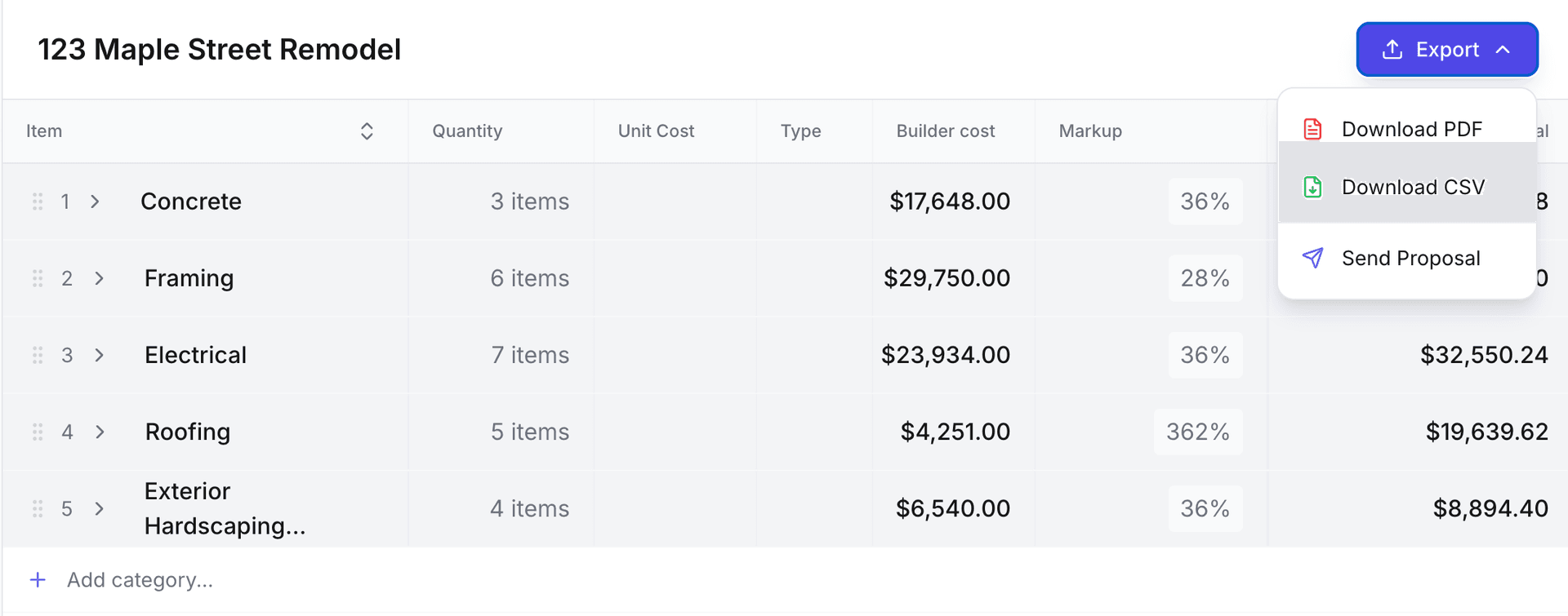 Instant AI Estimates - ScoutOut feature